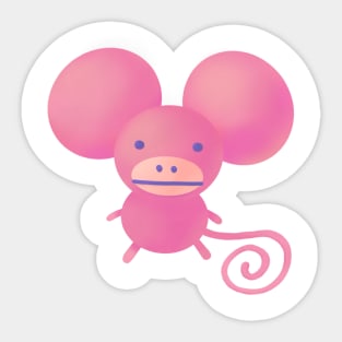 3d munky Sticker